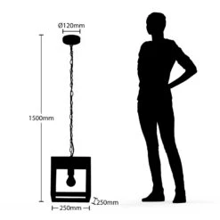 Lucande Sedrik Hängelampe, Einflammig -Lucande 9626240 6
