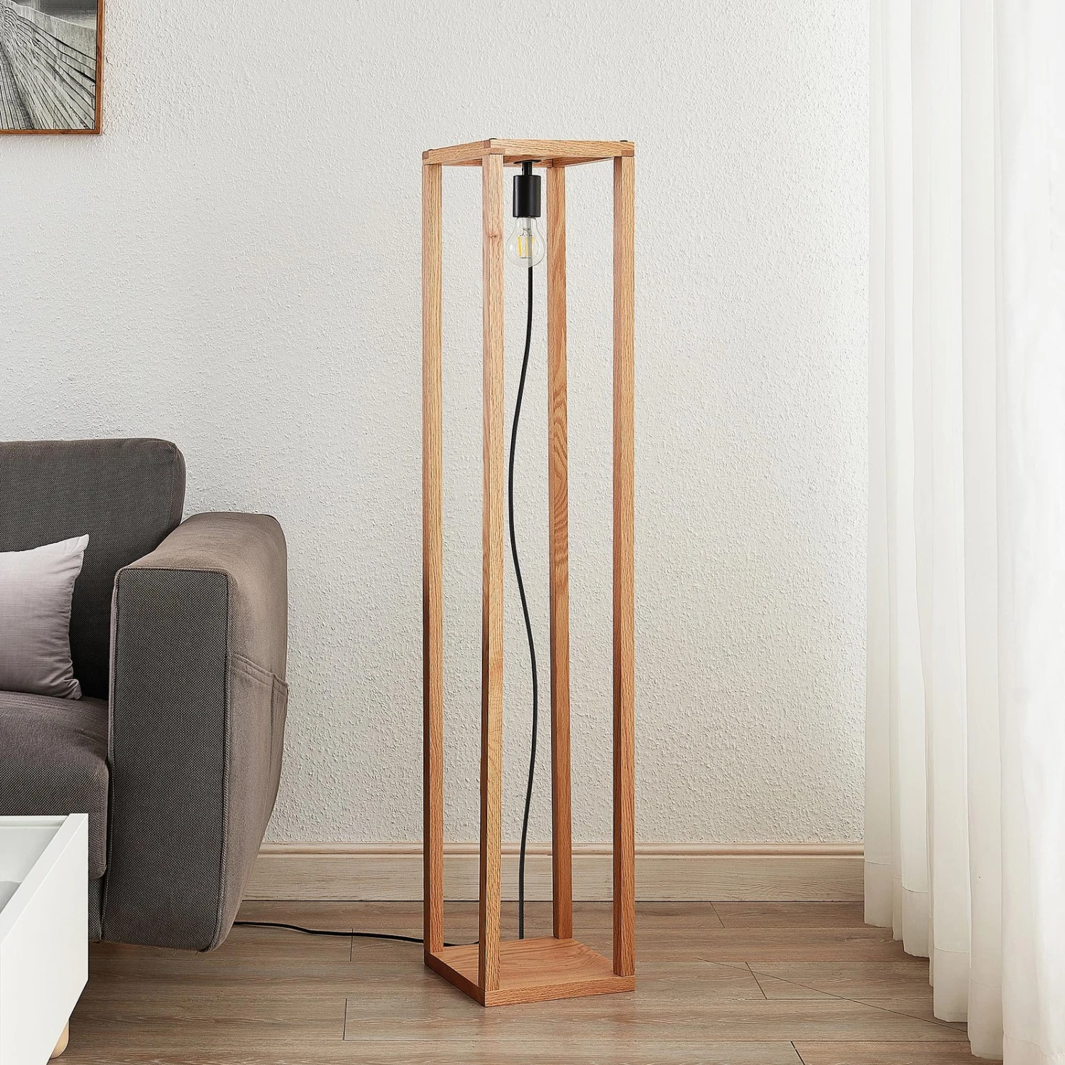 Lucande Sedrik Stehleuchte In Kastenform 5 Lucande Sedrik Stehleuchte In Kastenform – Bild 3