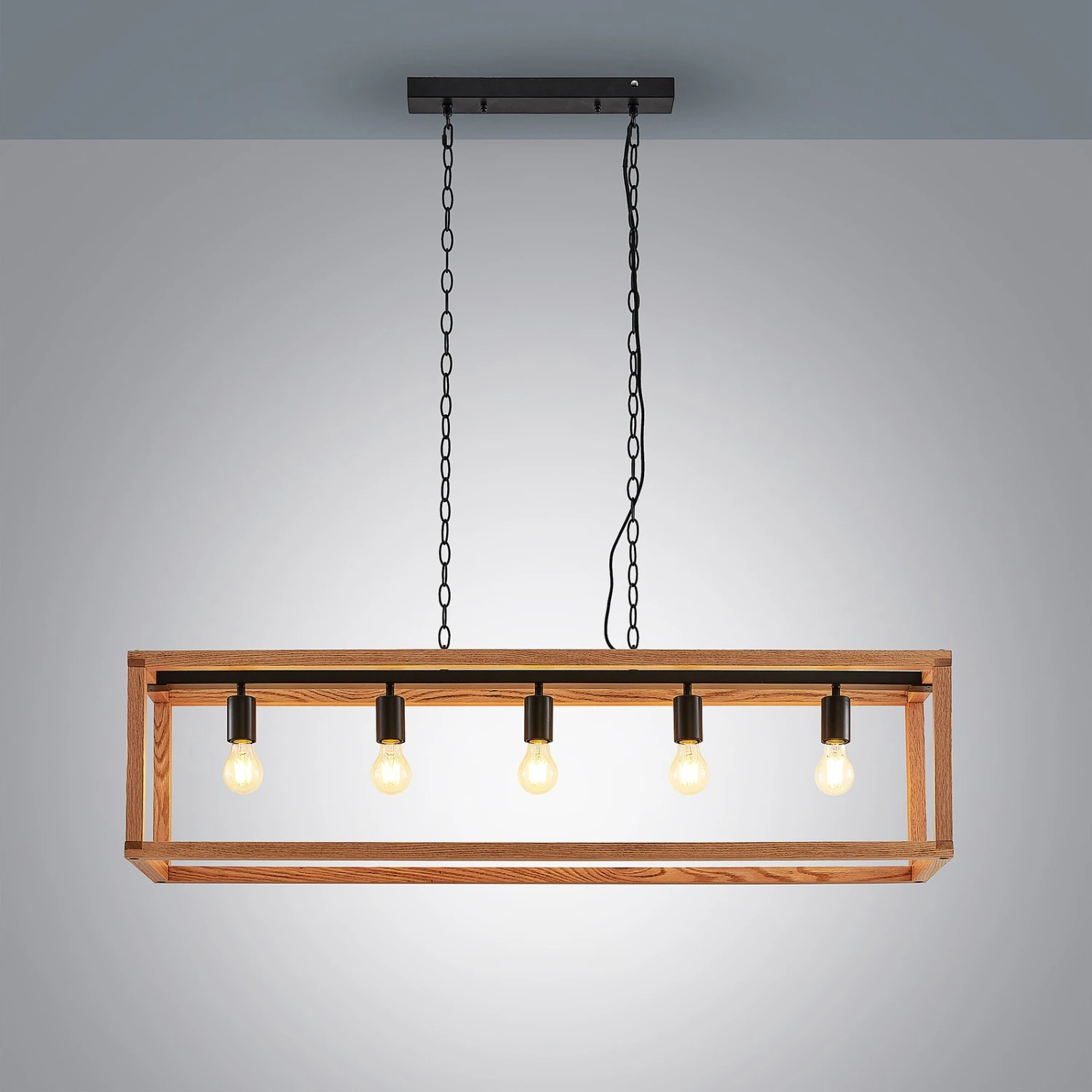 Lucande Sedrik Hängelampe, Fünfflammig 7 Lucande Sedrik Hängelampe, Fünfflammig – Bild 5