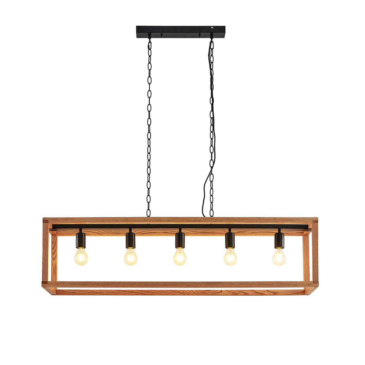 Lucande Sedrik Hängelampe, Fünfflammig 8 Lucande Sedrik Hängelampe, Fünfflammig – Bild 6