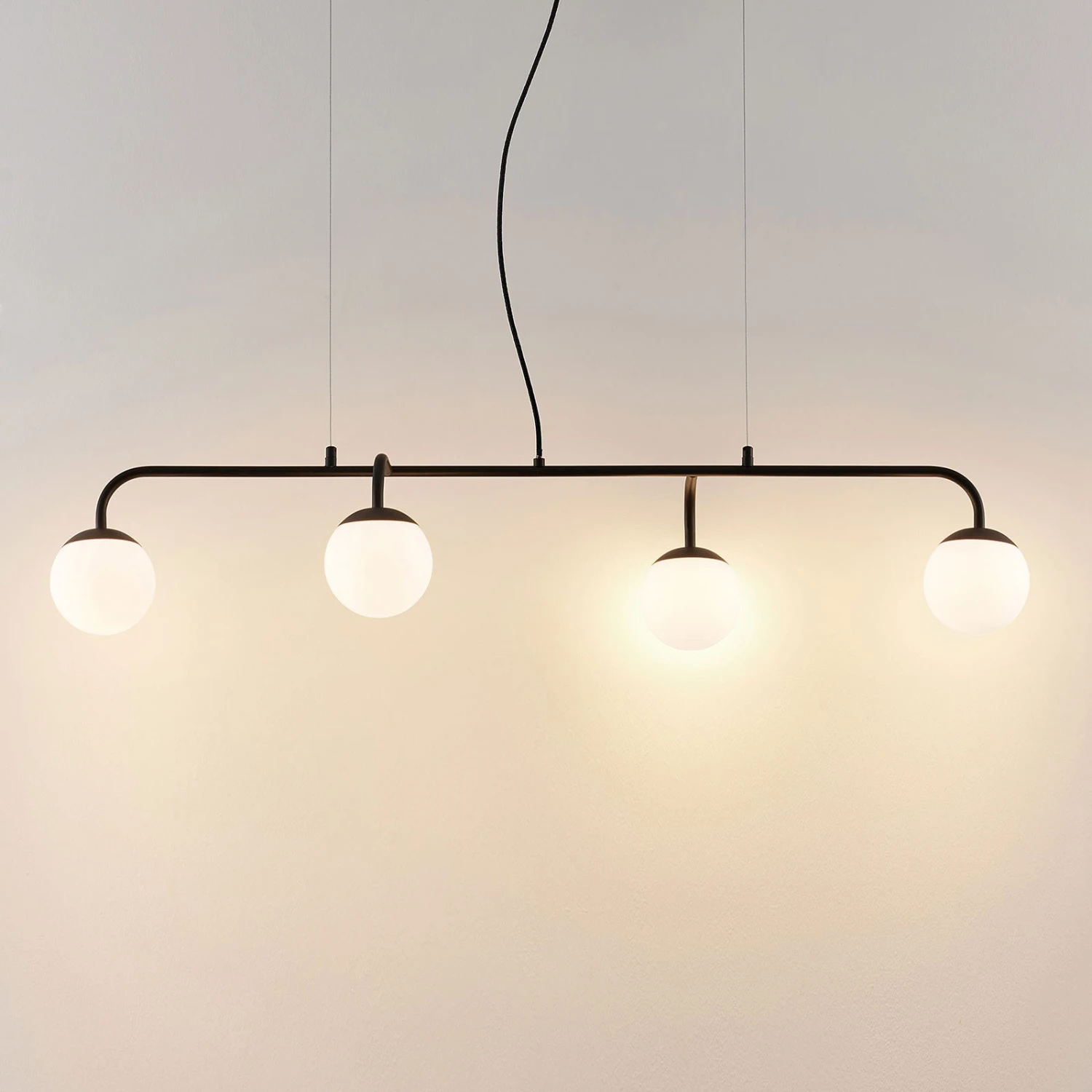 Lucande Rama LED-Hängeleuchte Mit Glasschirmen 8 Lucande Rama LED-Hängeleuchte Mit Glasschirmen – Bild 6