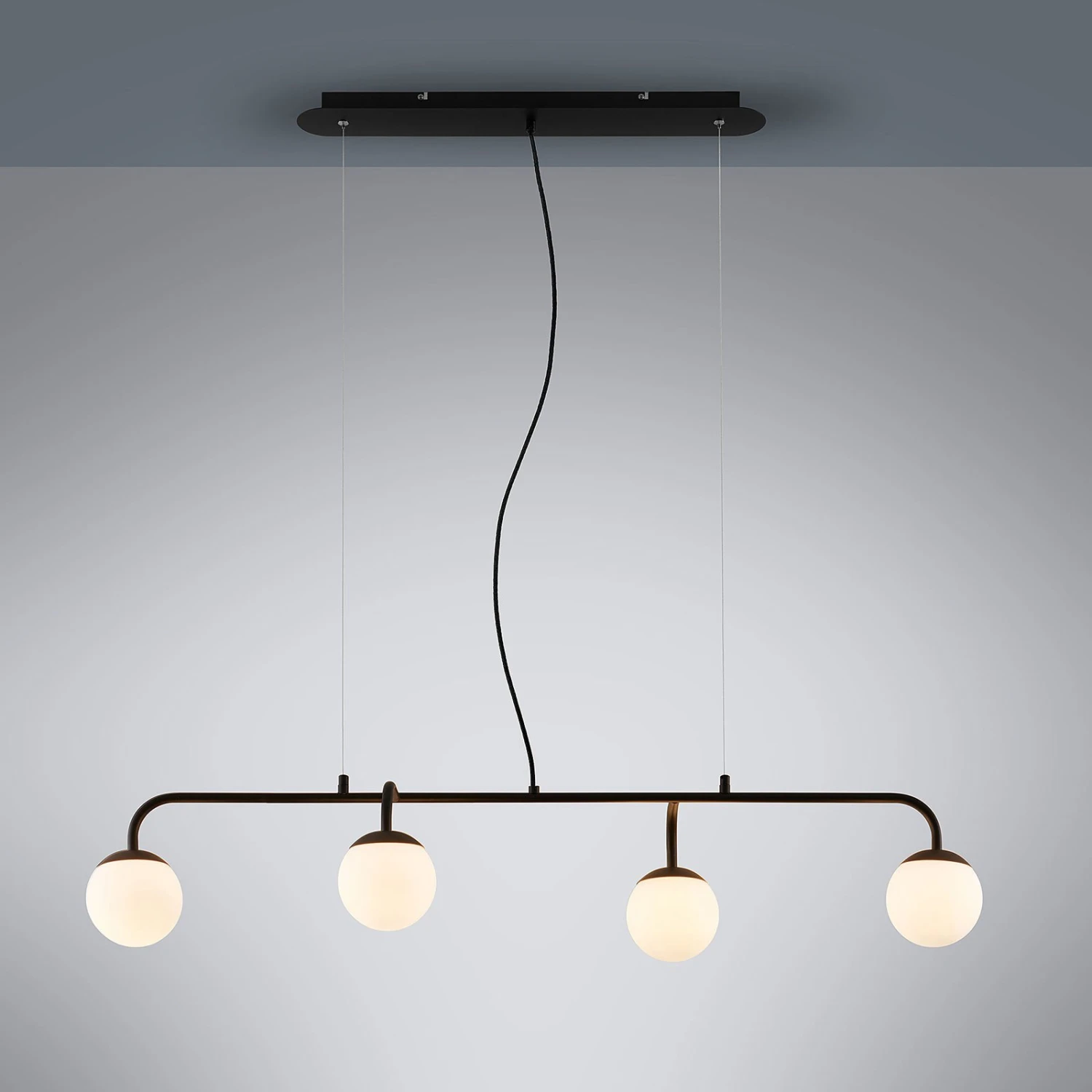 Lucande Rama LED-Hängeleuchte Mit Glasschirmen 10 Lucande Rama LED-Hängeleuchte Mit Glasschirmen – Bild 8