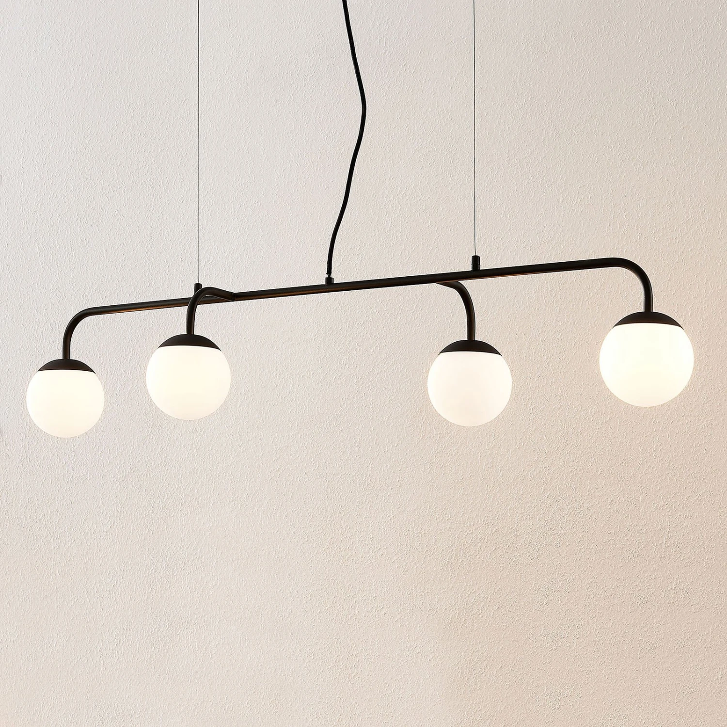 Lucande Rama LED-Hängeleuchte Mit Glasschirmen 11 Lucande Rama LED-Hängeleuchte Mit Glasschirmen – Bild 9