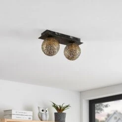 Lucande Evory Deckenleuchte, Eckig, 2-fl. 13 Lucande Evory Deckenleuchte, Eckig, 2-fl. -Lucande 9626372 2