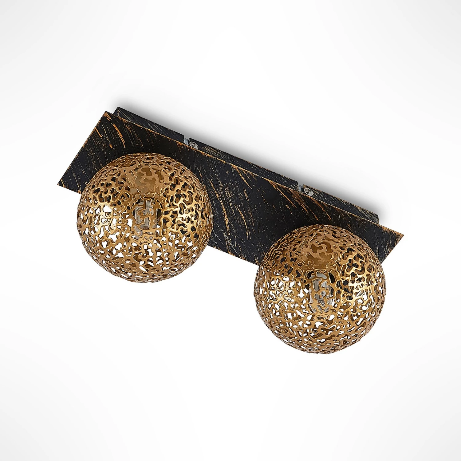 Lucande Evory Deckenleuchte, Eckig, 2-fl. 7 Lucande Evory Deckenleuchte, Eckig, 2-fl. – Bild 5