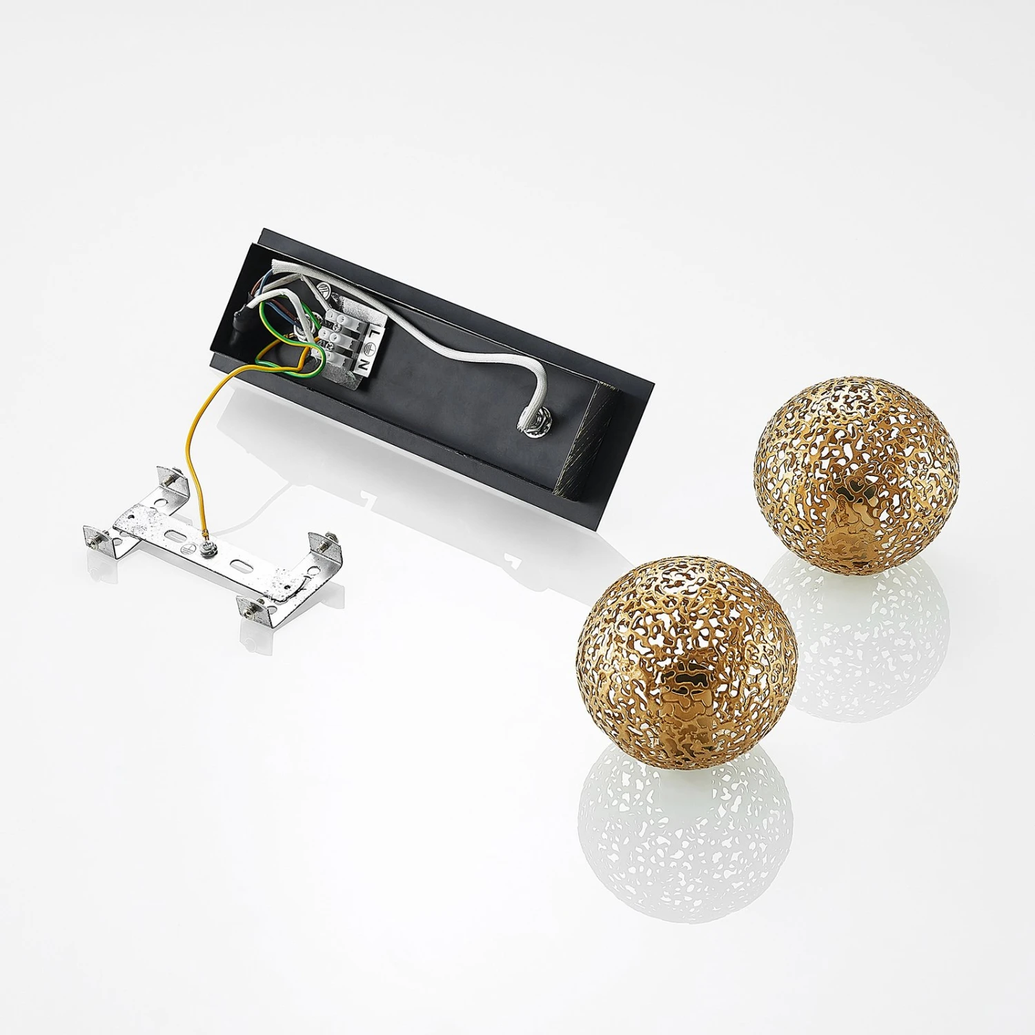 Lucande Evory Deckenleuchte, Eckig, 2-fl. 11 Lucande Evory Deckenleuchte, Eckig, 2-fl. – Bild 9