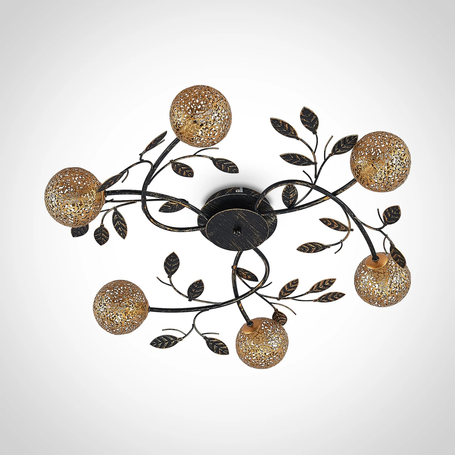 Lucande Evory Deckenleuchte, Rund, 6-fl. 7 Lucande Evory Deckenleuchte, Rund, 6-fl. – Bild 5