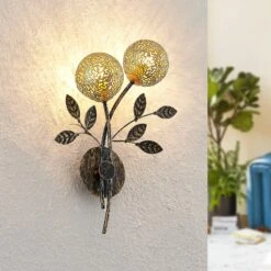 Lucande Evory Wandleuchte, Zweiflammig