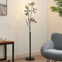 Lucande Evory Stehleuchte, Dreiflammig