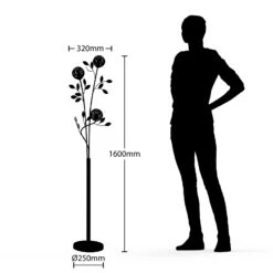 Lucande Evory Stehleuchte, Dreiflammig 17 Lucande Evory Stehleuchte, Dreiflammig -Lucande 9626380 6