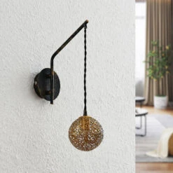 Lucande Zale Wandleuchte, Einflammig, Orientalisch 13 Lucande Zale Wandleuchte, Einflammig, Orientalisch -Lucande 9626381 2