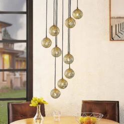 Lucande Zale Hängeleuchte, Neunflammig 12 Lucande Zale Hängeleuchte, Neunflammig -Lucande 9626385 1