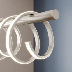 Lucande Milora LED-Pendelleuchte, Nickel -Lucande 9626396 8