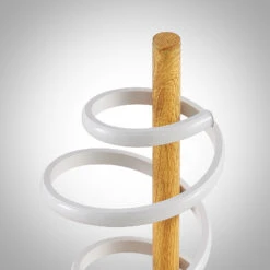 Lucande Milora LED-Tischleuchte, Eiche -Lucande 9626397 4