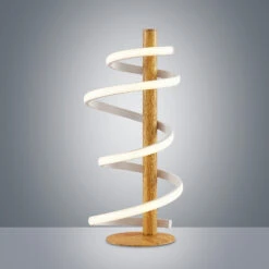 Lucande Milora LED-Tischleuchte, Eiche -Lucande 9626397 7