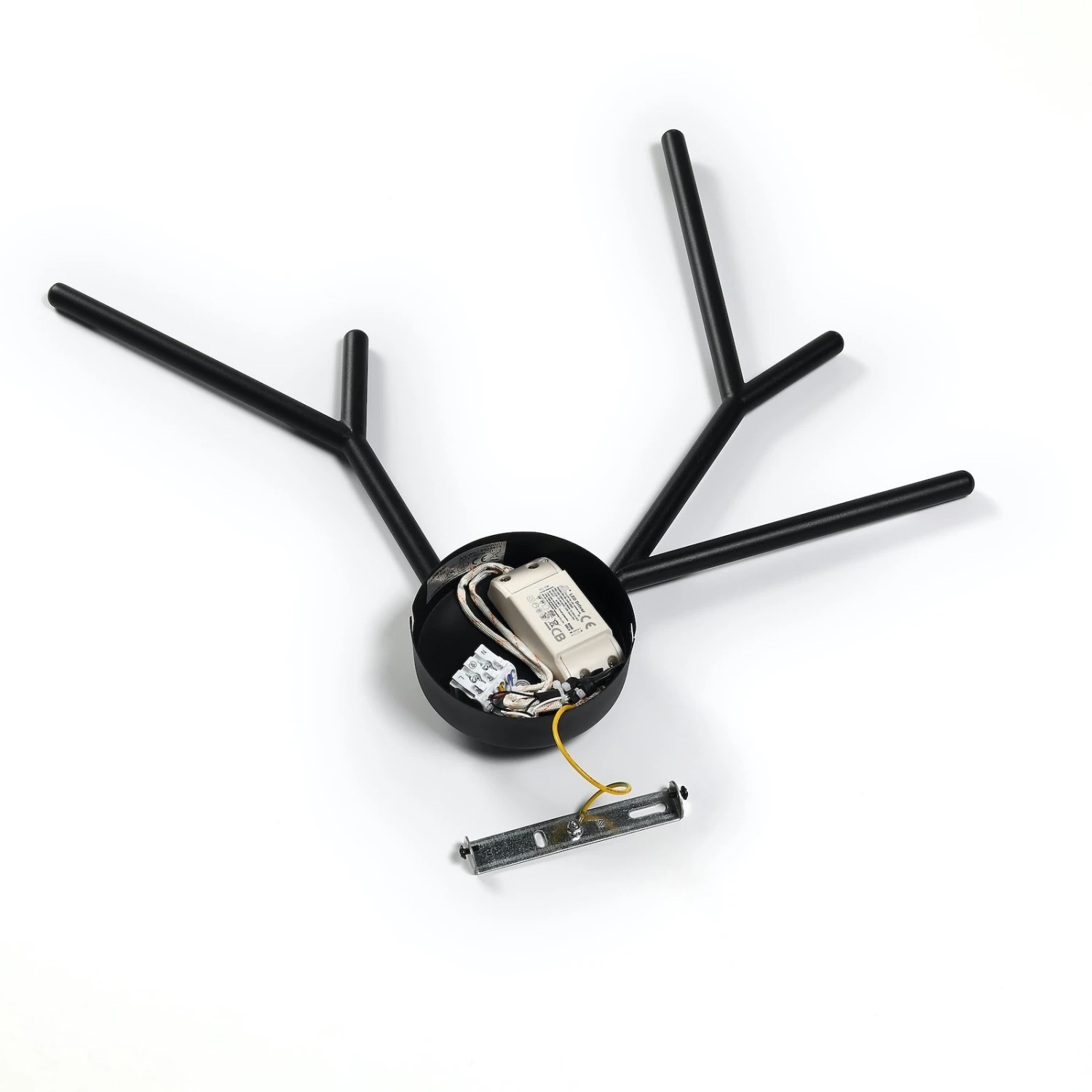 Lucande Cuerno LED-Wandleuchte In Schwarz-Weiß 10 Lucande Cuerno LED-Wandleuchte In Schwarz-Weiß – Bild 8