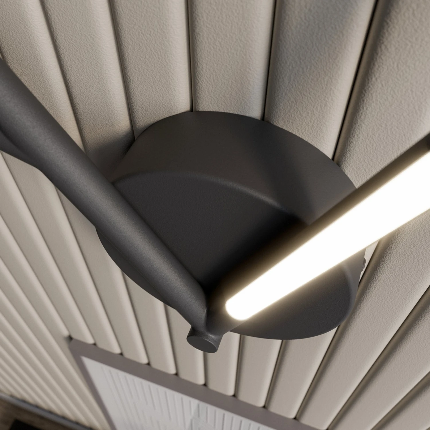 Lucande Cuerno LED-Wandleuchte In Schwarz-Weiß 11 Lucande Cuerno LED-Wandleuchte In Schwarz-Weiß – Bild 9