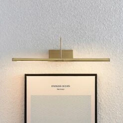 Lucande Fehmke LED-Bilderleuchte, Messing Antik -Lucande 9626430 2