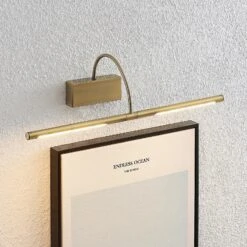 Lucande Fehmke LED-Bilderleuchte, Messing Antik -Lucande 9626430 3