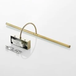 Lucande Fehmke LED-Bilderleuchte, Messing Antik -Lucande 9626430 8