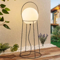 Lucande Hoyka Außenstehlampe Mit Kugel
