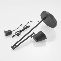 Lucande Tarris LED-Schrebtischlampe, Schwarz 18 Lucande Tarris LED-Schrebtischlampe, Schwarz -Lucande 9627051 7