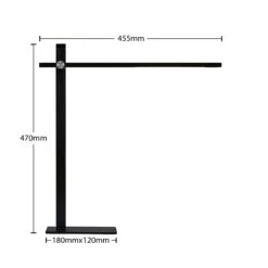 Lucande Wasko LED-Tischleuchte, Dimmbar -Lucande 9627054 6