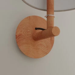 Lucande Jinda Wandleuchte, Holzgestell, Samt Grau 19 Lucande Jinda Wandleuchte, Holzgestell, Samt Grau -Lucande 9627074 8