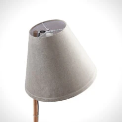 Lucande Jinda Stehlampe, Holzgestell, Samt Grau 17 Lucande Jinda Stehlampe, Holzgestell, Samt Grau -Lucande 9627082 6