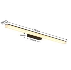 Lucande Lisana LED-Wandleuchte, IP44, 75 Cm -Lucande 9627110 6