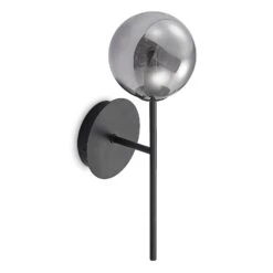 Lucande Wynona Wandleuchte, 1-fl. Schwarz -Lucande 9627295 5