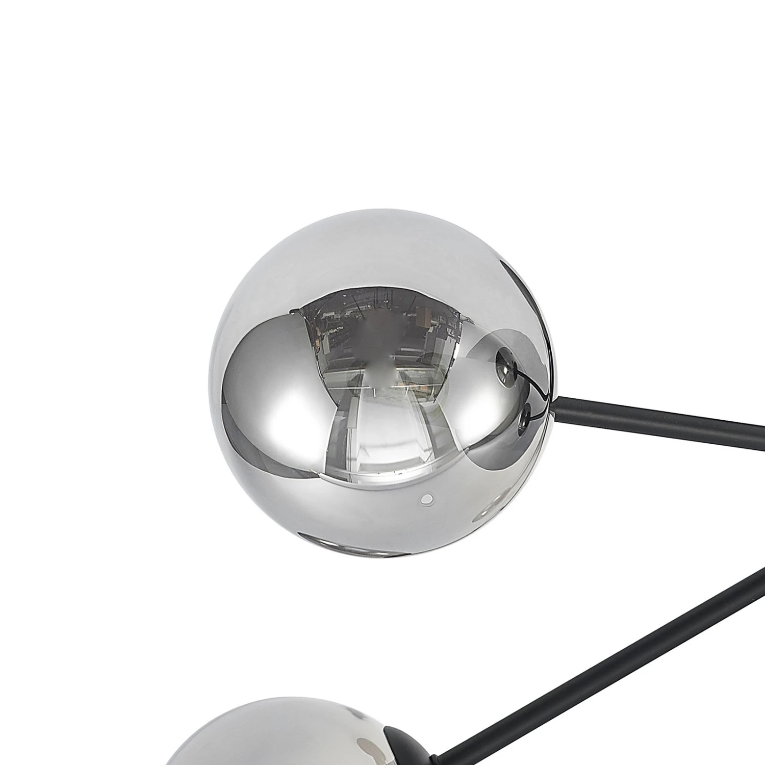 Lucande Wynona Deckenleuchte, 5-fl. Schwarz 9 Lucande Wynona Deckenleuchte, 5-fl. Schwarz – Bild 7