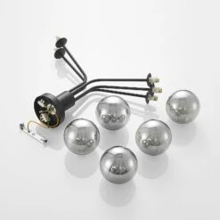 Lucande Wynona Deckenleuchte, 5-fl. Schwarz 19 Lucande Wynona Deckenleuchte, 5-fl. Schwarz -Lucande 9627299 8