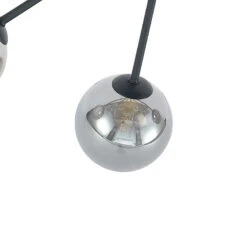 Lucande Wynona Deckenleuchte, 7-fl. Schwarz -Lucande 9627301 6