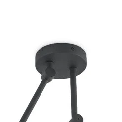 Lucande Phina Deckenleuchte In Schwarz, 2-flammig -Lucande 9627325 8