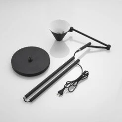 Lucande Phina Stehleuchte In Schwarz, Höhenverst. -Lucande 9627328 9