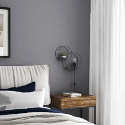 Lucande Andrik Wandleuchte, Rund, 2 Kreise -Lucande 9627337 2