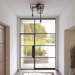 Lucande Andrik Deckenleuchte, 3-fl., Hanfseile -Lucande 9627339 3