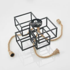 Lucande Andrik Deckenleuchte, 3-fl., Hanfseile -Lucande 9627339 8