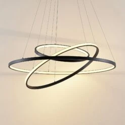 Lucande Filippa LED-Pendelleuchte Mit 3 Ringen 14 Lucande Filippa LED-Pendelleuchte Mit 3 Ringen -Lucande 9627408 3