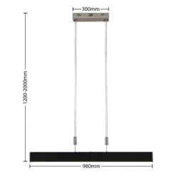 Lucande Oriaki LED-Hängeleuchte, Dimmer, Schwarz 14 Lucande Oriaki LED-Hängeleuchte, Dimmer, Schwarz -Lucande 9627423 3