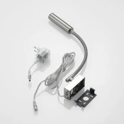 Lucande Anaella LED-Wandleuchte, Nickel, 47 Cm -Lucande 9627476 7