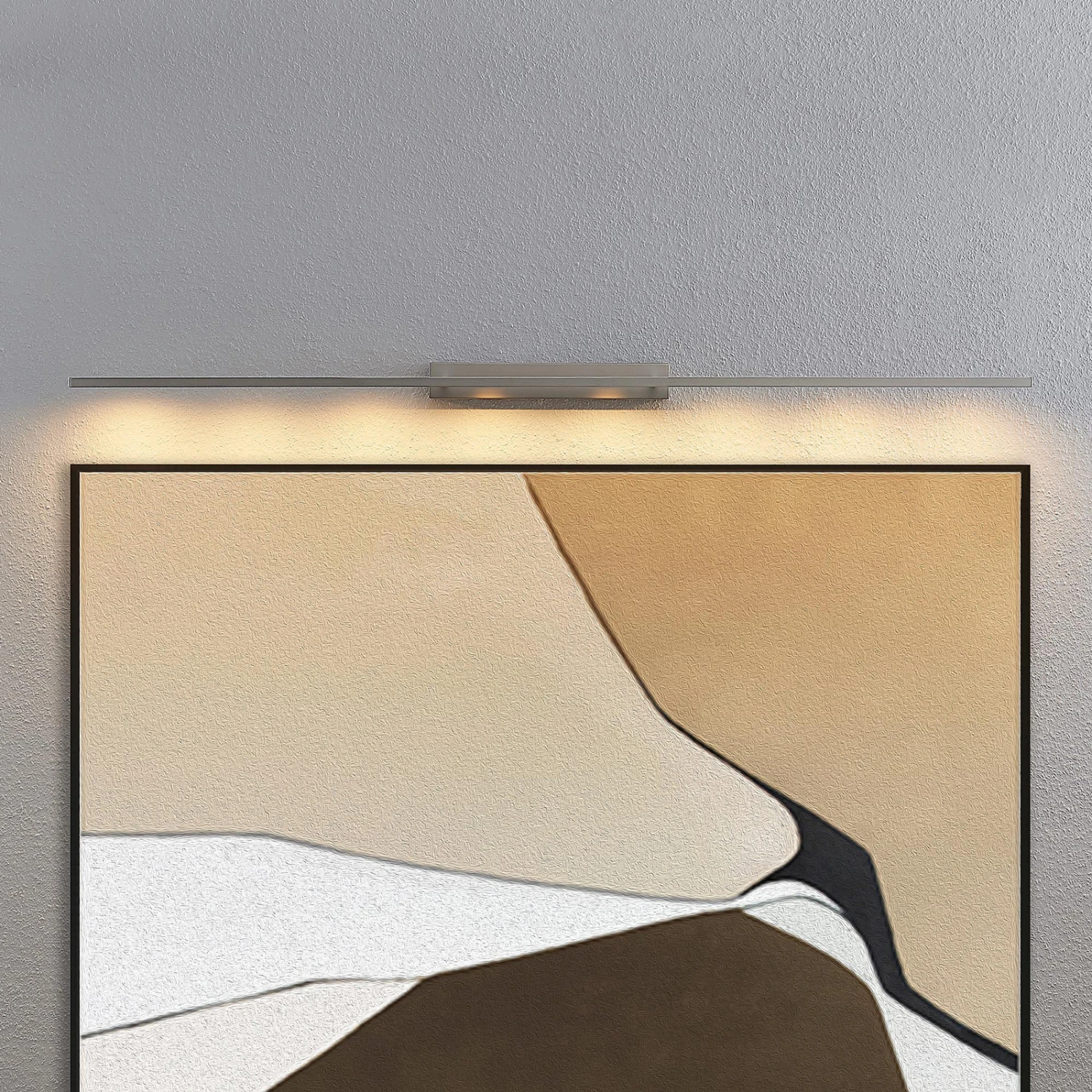 Lucande Alexis LED-Bilderleuchte 158cm Nickel Matt 6 Lucande Alexis LED-Bilderleuchte 158cm Nickel Matt – Bild 4