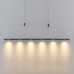 Lucande Stakato LED-Pendellampe 6fl. 140 Cm Lang -Lucande 9627602 1