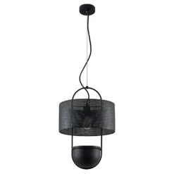 Lucande Amylee Hängelampe Mit Lochblechschirm -Lucande 9627615 3