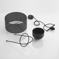 Lucande Amylee Hängelampe Mit Lochblechschirm -Lucande 9627615 7