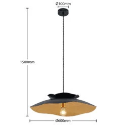 Lucande Elidan Hängeleuchte In Schwarz -Lucande 9627623 3