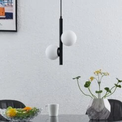 Lucande Emarin Hängeleuchte Glaskugeln Zweiflammig 13 Lucande Emarin Hängeleuchte Glaskugeln Zweiflammig -Lucande 9627662 2