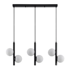 Lucande Emarin Hängelampe Glaskugeln Sechsflammig -Lucande 9627663 2