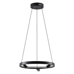 Lucande Paliva LED-Hängeleuchte, 48 Cm, Schwarz -Lucande 9627665 3